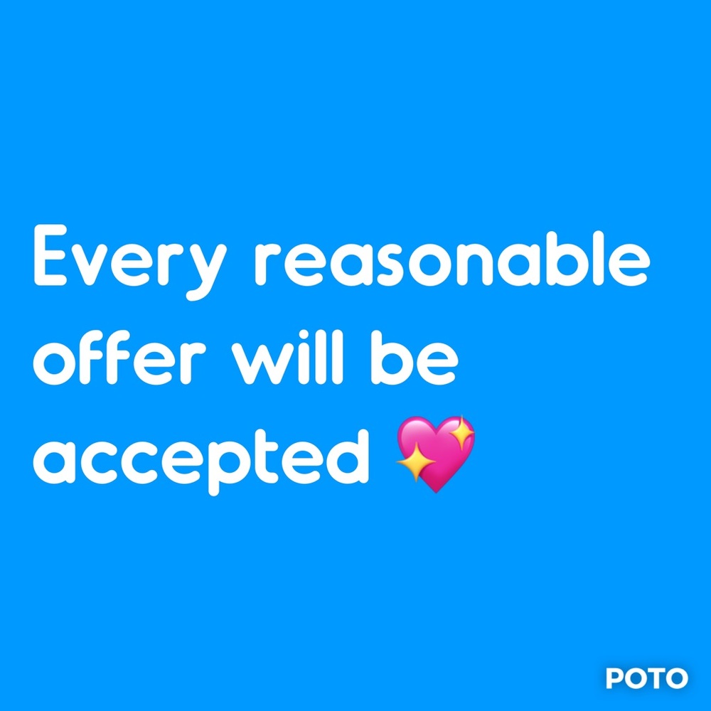 Every offer will be accepted (No Low Balls Please)